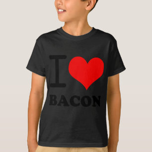 Camiseta Eu amo o bacon