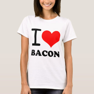 Camiseta Eu amo o bacon