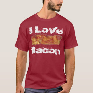 Camiseta Eu amo o bacon