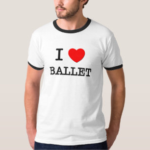 Camiseta Eu amo o balé