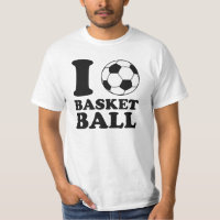 Eu amo o basquetebol da bola de futebol