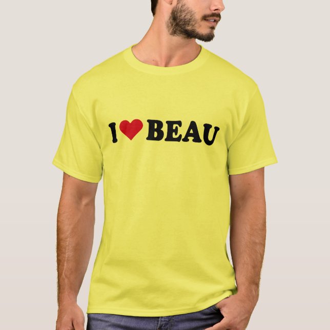 CAMISETA EU AMO O BEAU (Frente)