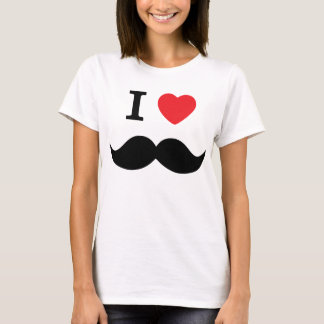 Camiseta Eu amo o bigode