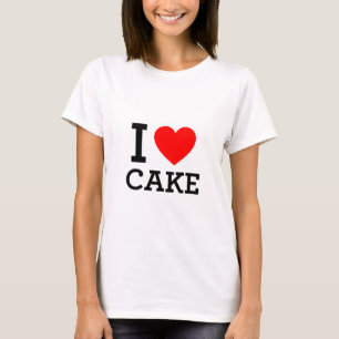 Camiseta Eu amo o bolo