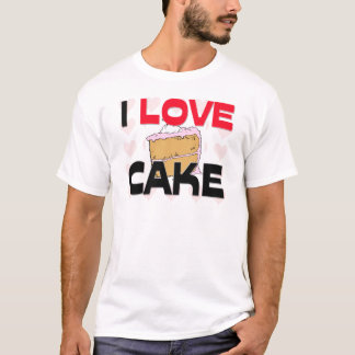 Camiseta Eu amo o bolo