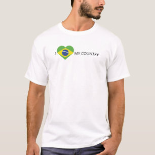 Camiseta Eu amo o Brasil