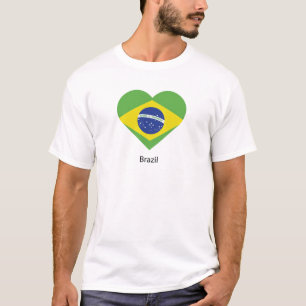 Camiseta Eu amo o Brasil