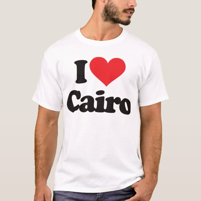 Camiseta Eu amo o Cairo (Frente)
