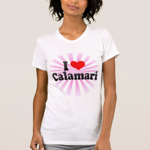 Camiseta Eu amo o Calamari