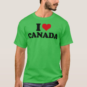 Camiseta Eu amo o Canadá