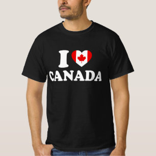 Camiseta Eu amo o Canadá - canadense orgulhoso