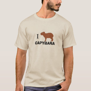 Camiseta Eu amo o Capybara