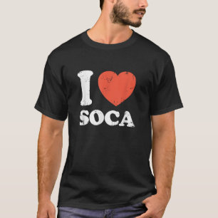 Camiseta Eu amo o Carnaval índio da Soca Ocidental