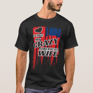 Camiseta Eu Amo O Casal Casado Da Minha Mulher Americana Lo