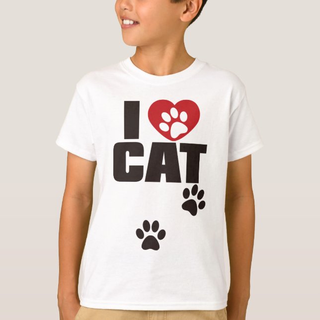 CAMISETA EU AMO O CAT (Frente)