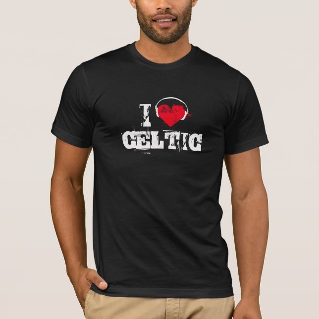 Camiseta Eu amo o céltico (Frente)