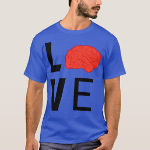 Camiseta Eu amo o cérebro