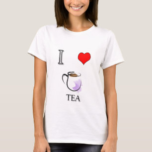 Camiseta Eu amo o chá
