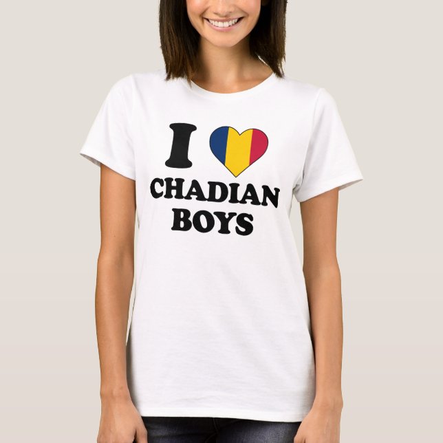 Camiseta Eu amo o Chade Boys (Frente)