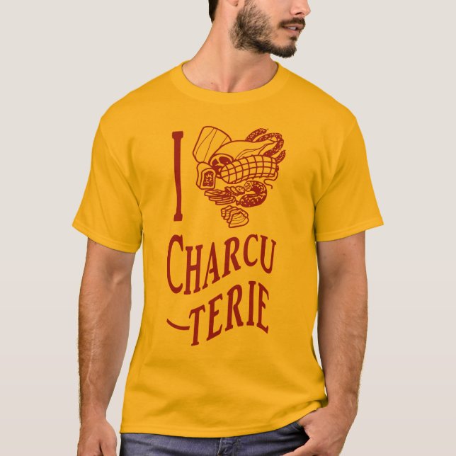 Camiseta Eu amo o Charcuterie (Frente)