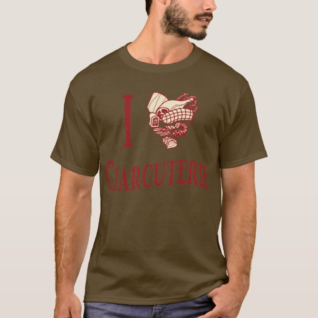 Camiseta Eu amo o Charcuterie (Frente)