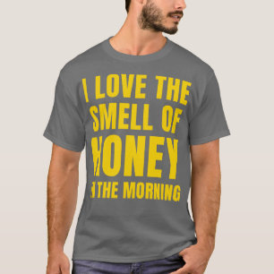 Camiseta Eu amo o cheiro de mel na Abelha Engraçada da Manh