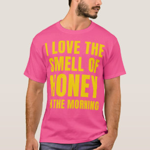 Camiseta Eu amo o cheiro de mel na Abelha Engraçada da Manh