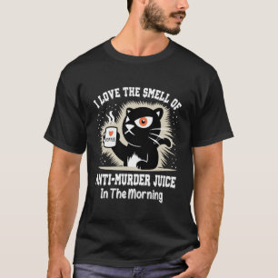 Camiseta Eu amo o cheiro do Anti-Murder Juice Café Manhã