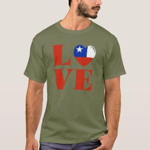 Camiseta Eu amo o Chile
