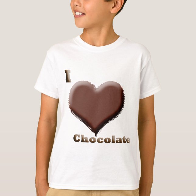 Camiseta Eu amo o chocolate 12-12-08 (Frente)