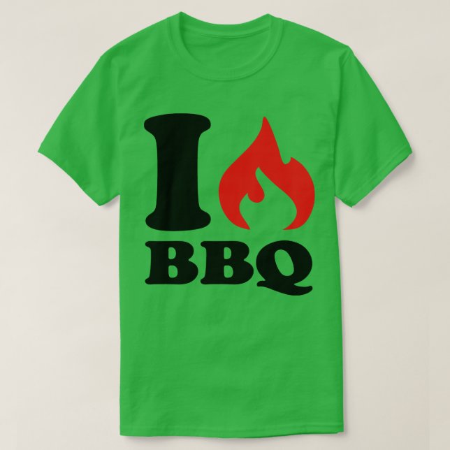 Camiseta Eu amo o churrasco 1 (Frente do Design)