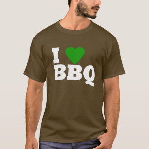 Camiseta Eu amo o CHURRASCO verde