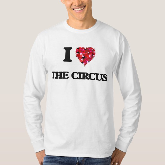 Camiseta Eu amo o circo (Frente)