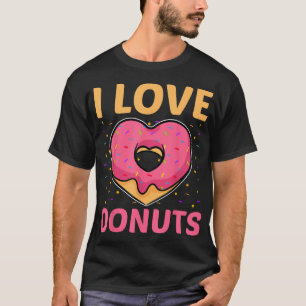 Camiseta Eu Amo O Coração Das Rosquinhas