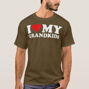 CAMISETA EU AMO O CORAÇÃO DOS MEUS NETOS, AVÓ, FILHOS GRAND