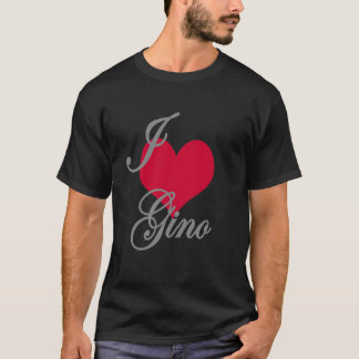 Camiseta Eu amo o coração Gino Dark