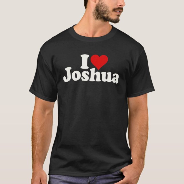CAMISETA EU AMO O CORAÇÃO JOSHUA JOSH (Frente)