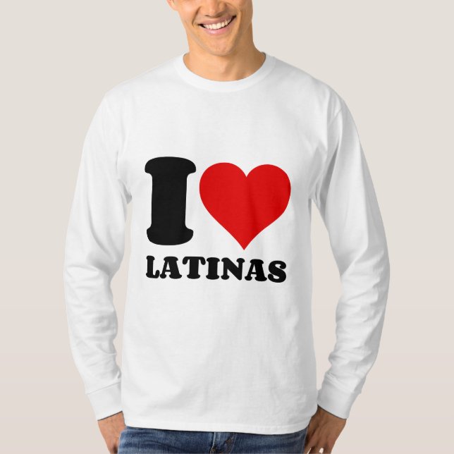 CAMISETA EU AMO O CORAÇÃO LATINAS (Frente)