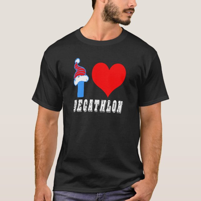 Camiseta Eu amo o design do Decathlon (Frente)