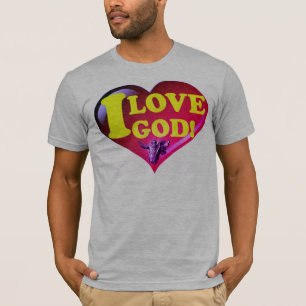 Camiseta Eu amo o deus!