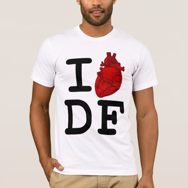 Camiseta Eu amo o DF (Frente)