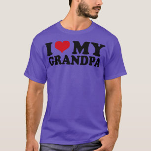Camiseta Eu Amo O Dia de os pais Do Avô