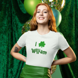Camiseta Eu Amo o Dia de São Patrício William