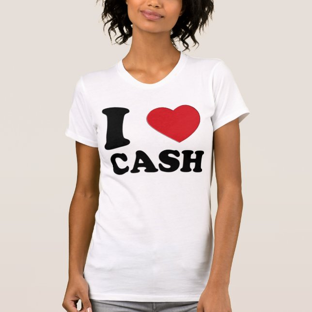 CAMISETA EU AMO O DINHEIRO (Frente)