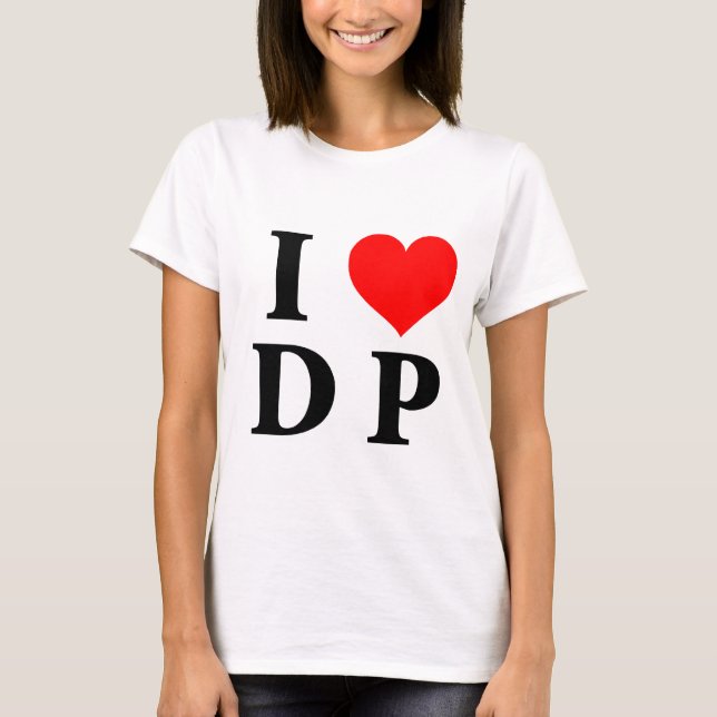Camiseta Eu amo o DP (Frente)
