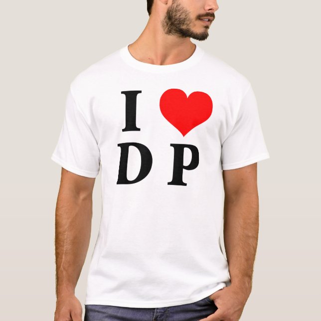 Camiseta Eu amo o DP (Frente)