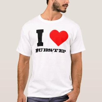 Camiseta eu amo o dubstep
