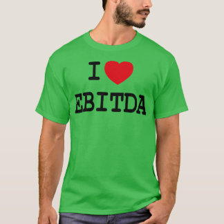 Camiseta Eu Amo O EBITDA Engraçado Caminhando Sem Sono