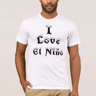 Camiseta Eu amo o EL Niño