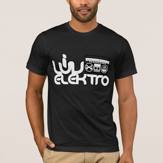 Camiseta Eu amo o electro t-shirt (Frente)